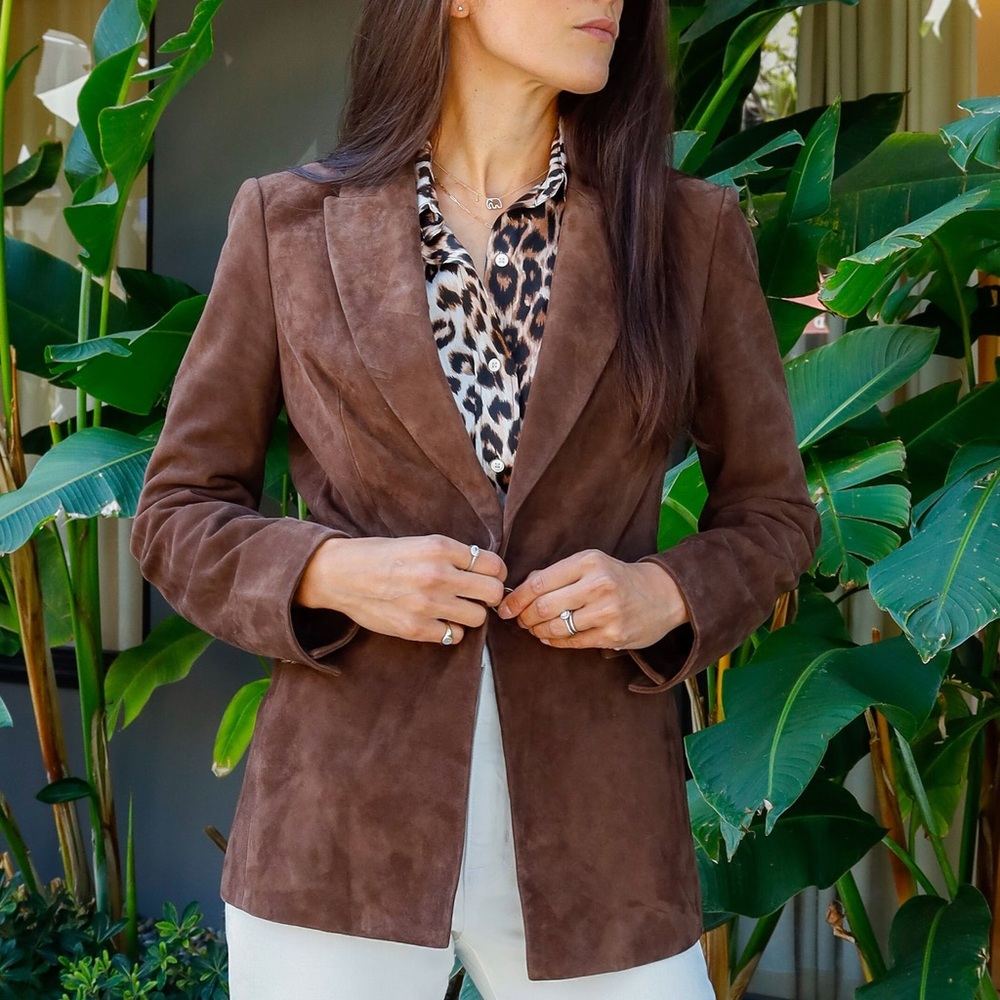 Veronica Beard Duane suede blazer - Picture 10 of 12